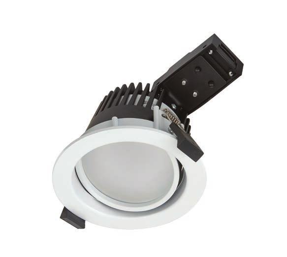 50 SATURN RANGE DOWNLIGHTS Semi Commercial Downlight Complete with Philips Fortimo Module Downlight (S10022) Tilt (S10023) S10022 S10023 DIM DIM Fixed 11W dimmable Downlight c/w Fortimo Module.
