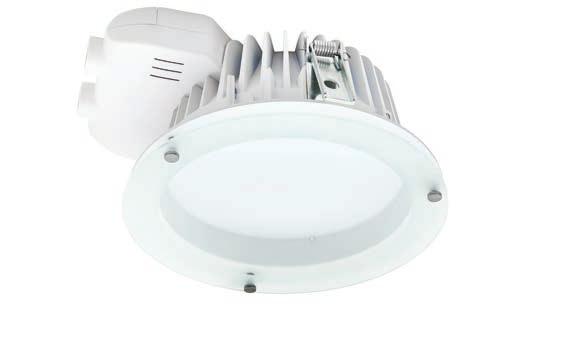 52 CORZO RANGE DOWNLIGHTS Dimmable SMD 16W & 23W Drop Glass 16DG 23DG NEW DIM IP40 NEW DIM IP40 16W recessed dimmable downlight.