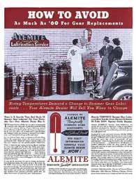 Portable Progress By 1930, industrial equipment and large machinery were becoming more common, and the need to lubricate machinery in the field led Alemite to develop the portable service station for