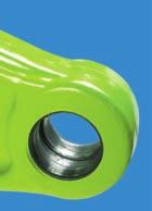 All pivot points are lubricated and reinforced with a welded, replaceable bush to ensure a long service life. The CLAAS paintwork is cured at 180 C.