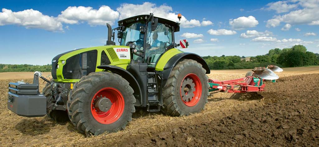 Immense tractive power. Construction Ask your CLAAS dealer for more information. Further front weight combinations are available in addition to those supplied ex factory. Fully balanced.