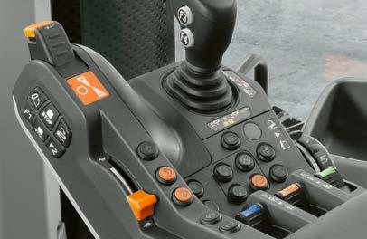 The cruise control speeds can also be pre-set on the CEBIS or CIS terminal. CMATIC allows drivers to create their own profiles according to the job in hand.