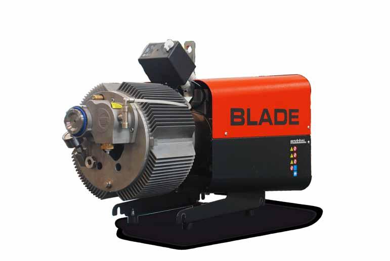 The BLADE model requires a receiver to be connected, of a minimum 90 litres for the BLADE 1 and BLADE 2 models and a minimum of 200 litres for the BLADE 3 model.