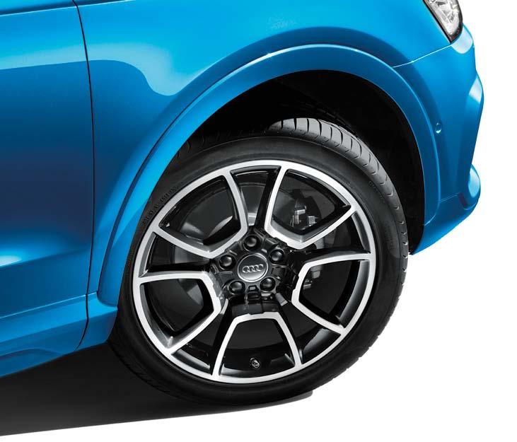 5 J x 19 for 255/40 R 19 tyres captivates with an impressive look.