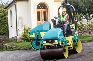 Specific focus for the most common size of small tandem rollers was assured having a seperate platform for the ARX 23 and ARX 26 (weight class 2.3-2.6t, working widths 100 and 120 cm).