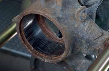Wheel bearing removal and installation procedures Remove pull / pressure plate from uninstalled wheel bearing unit