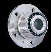For example, wheel bearing units with a preassembled wheel hub cannot be pressed into the bearing seat via