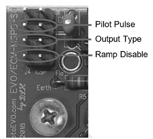 38 mm) ID. Adjustment shafts are.20 (5 mm) dia. Mount the control with clearance for the ~24V power wires and control cable connector. Mount the control so the green LED is visible.