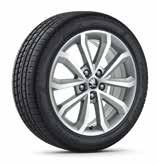 24 25 Pictoris 5E0 071 498H 8Z8 light-alloy wheel 7.5J x 18" for 225/40 R18 tyres ET51, silver metallic Golus 5E0 071 498C 8Z8 light-alloy wheel 7.