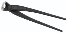 NEW mm Width l mm Weight g E080701B 250 63 620 1 3258950807010 l END NIPPERS HEAVY DUTY SHEARS - ISO 9242 - Semi round rigid branch for easy handling.