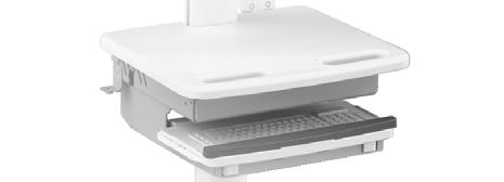 KEYBOARD TRAYS The HI-Core can be equipped with a standard keyboard tray or the