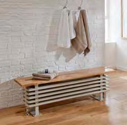 Ancona Stock in white - Quick selection sizes Ancona Bench Seat shown on page 57 All sizes available from stock in white for delivery in 3-5 working days Match the radiator size to your outputs, then