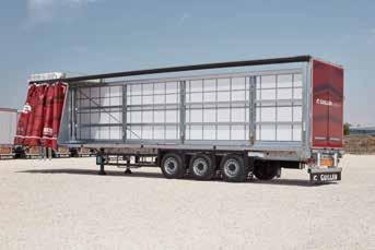All our Curtain Siders Semitrailers are designed and developed looking for user's security and ergonomy (Complete roof opening / closing manouver from the floor, lightened coil covers with weight
