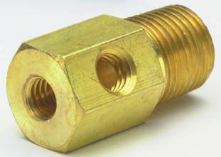 thick; use with any Clippard 10-32 threaded fitting or connector Thread: OD 