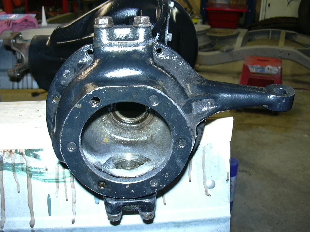 The trick on a Willys steering knuckle is to get the bearing load correctly.