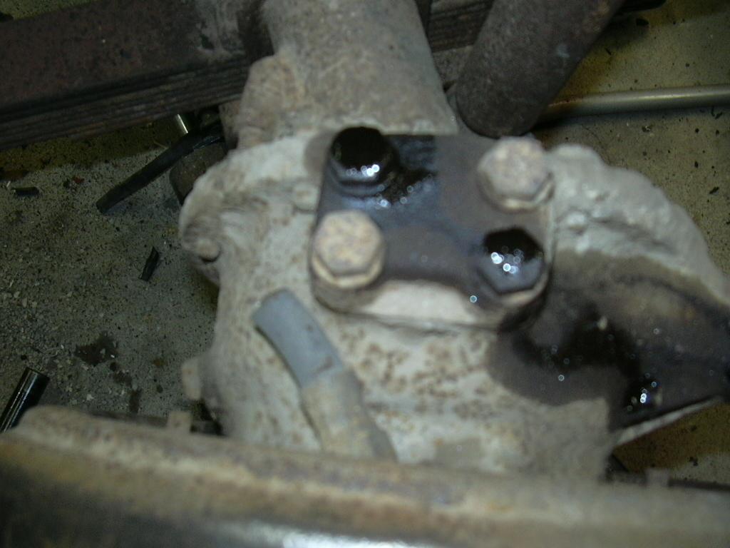 Leakage around the bearing caps is not a good sign. This Jeep has sat in neglect for many years.