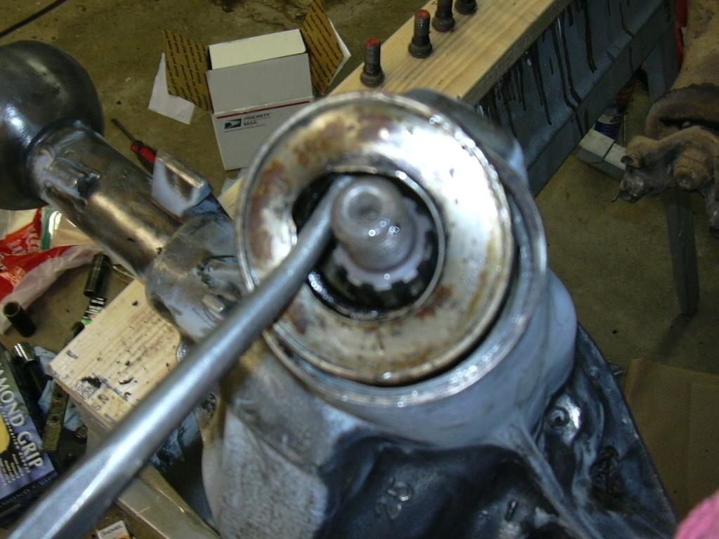 Let s go ahead and address that pinion seal.