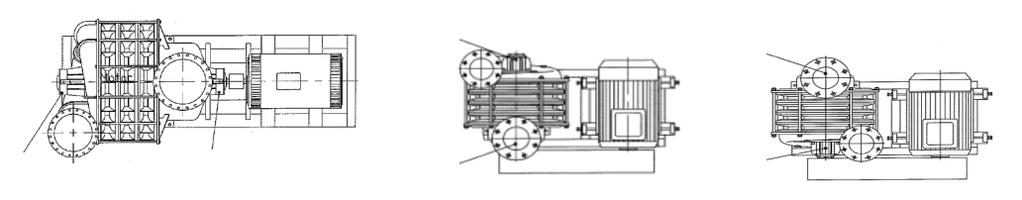 2 - Bearing s housing disassembling Introduction: Locate on the blower section drawing, the fixed bearing side (generally the inlet side).