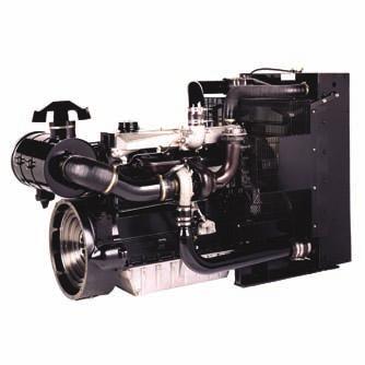 Durable power Maximum cooling efficiency is provided by a gear driven water pump and independent fan drive.