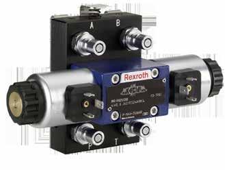 -CONTROL VALVE TS-HC-4WE 6 E6X/EG24& Directional control spool valve; 4 connections; 3 switching positions; electrical operation; spring centering; concealed auxiliary control; control spool directly