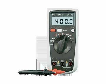 Components and spare parts Training systems for hydraulics Measurement technology 193 Measurement technology Multimeter VC175 Material number R913038027 Material short text MULTIMETER TS-EC-VC175