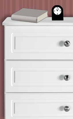hinges 25mm tops and frames Metal drawer runners throughout Stylish designer metal handle All items factory assembled