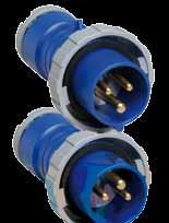 Plugs 16 A, IP 67 Watertight Enclosure in thermoplastic polyester (PBT). Cable entry with compression gland. Cable area 1-2.5 mm 2 Accessories...page 68 Techical data...page 80 Dimensions.