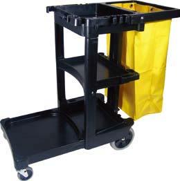 8 kg BLA 2 Janitor Cart / Cleaning Trolley Transports tools to job for efficient cleaning and waste removal 6173 Capacity Colour Pack 6173-88 Janitor Cart w/ Zippered