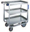 00 D E F G Sanitary Welded Carts Ship Set-Up Ready To Use Stainless Steel Mobile Tables 20 22-gauge stainless steel shelves 300 and 00-lb.