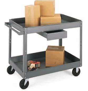 $...29.80 Shown with optional drawer. 293100-S shown with extra shelf. 1000-Lb. Capacity Carts 16-gauge steel 1000-lb.