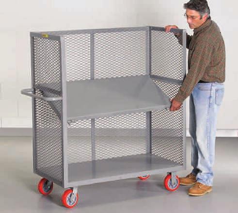 Color: gray. Made in usa. SELECTED MODELS IN STOCK. TruCkS extra ADJ. SHeLVeS overall xh 48x24x7" 1 4899400-r 662.00 4891600-r 93.90 60x24x7" 1 489900-r 71.00 4891700-r 118.
