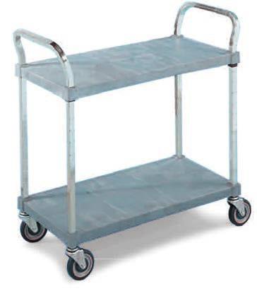 Trucks & Carts WIRE TRUCKS B A Chrome Wire Basket Carts Steel wire basket shelves and steel posts 800-lb.