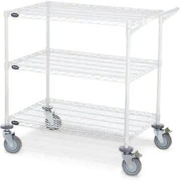 00 6087630-V Utility Carts Decorator Wire Carts and Trucks Steel wire shelves and steel posts 1200-lb.
