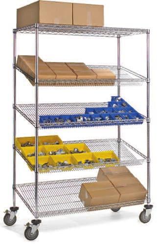 Order optional qwikslot shelves to customize the truck for your material handling job. Durable Super Erecta Brite finish. IN STOCK. STOCK TRUCKS EXTRA qwikslot SHELVES xh No. $ No.