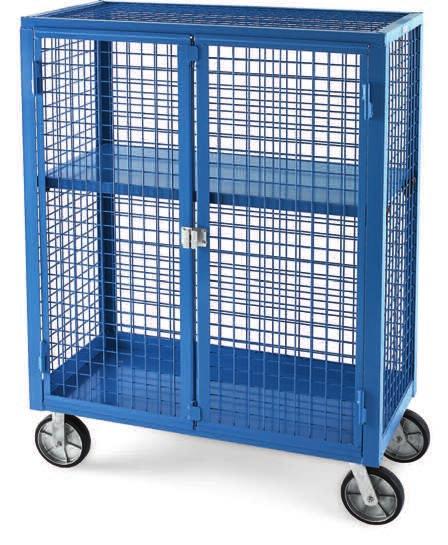 Trucks & Carts Security trucks SALE ON THIS PAGE 7869212-S shown with optional wood shelf and 8" full pneumatic casters. 7869118-S shown with optional steel shelf and 8" mold-on rubber casters.