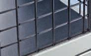 YEAR WARRANTY 2x2" wire mesh is powder coated black and encased in foam to prevent vibration.