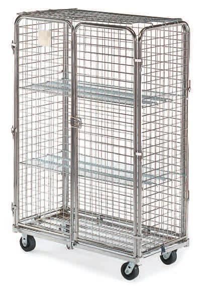 Trucks & Carts SECURITY TRUCKS Heavy-duty truck is mounted to an aluminum dolly for extra strength. qwikslot Shelves. Easily adjustable and removable without dismantling the entire unit.