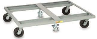 Choose either standard dolly or dolly with 29"H removable tube handle.
