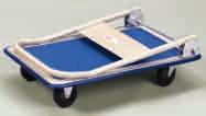 storage or transport. is surrounded by a plastic bumper. Two swivel, 2 rigid casters.