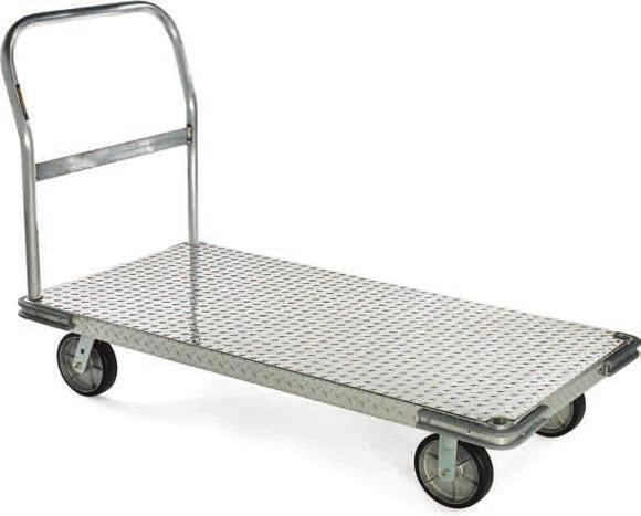 Trucks & Carts PLATFORM TRUCKS Smooth deck with pneumatic casters. Phenolic LAKESIDE Stainless Steel Platform Trucks available, call for information.