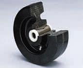 Trucks & Carts CASTERS & WHEELS (See page 386 for Caster Selection Guide.) All-Purpose s. FACTORY QUICK SHIP. Mold-On Rubber. Mold-on rubber vulcanized to semisteel center.