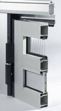Details PANELS SIZE RANGE FOLDING DOOR / SLIDING FOLDING DOOR SCHNEIDER folding doors consist of a stable frame design.