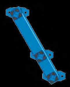 For such applications ROSTA offers as customized parts AS-P and AS-D rocker arms with fixation flanges staying 30 to the rocker arm axis allowing a very low mounting option of the rockers on trough