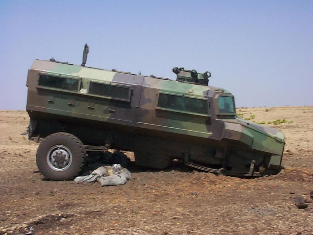 2 The Wer wolf MKII MPV provides protection for the crew and on-board equipment against: All known anti personnel mines.