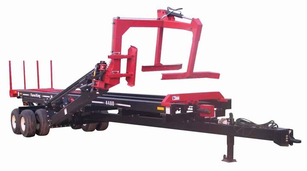Introduction - Square Bale Carrier 4480 EQUIPMENT IDENTIFICATION Component Location ROTATE ARM GRAB ARM CYLINDER ROTATE ARM CYLINDER HYDRAULIC MOTOR TIPPING FRAME