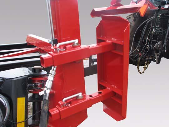 Operation - Square Bale Carrier 4480 Adjusting The Bale Stop Figure 63 3 2 3 PINCHING / CRUSHING HAZARD To prevent serious injury or death from pinching or crushing: Lower lift arm and tipping frame