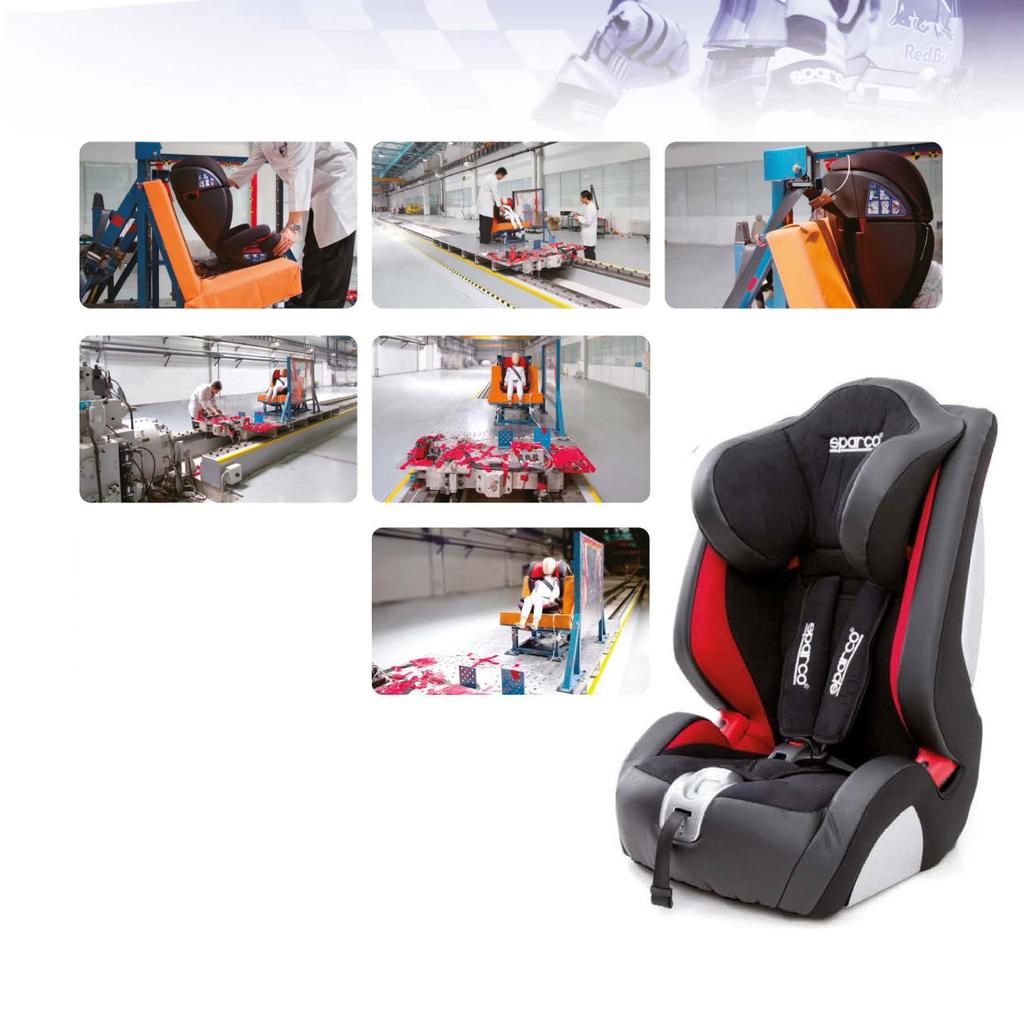 CHILD SEATS SPARCO The Sparco company is the largest and the most renowned safety equipment manufacturer in the world for racing and rally cars, widely known in Formula 1, WRC, NASCAR series and not