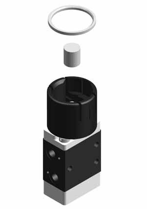 SERIES 79 - mechanical STEELSPOOL VALVES /-way Steelspool Valves - (D nom mm) Section A Valves for control panel actuators are fitted with a connector suitable for Moeller pushbuttons.