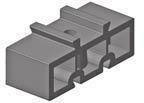 Brackets are positioned avoiding any contact with fittings or