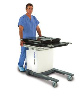 Transportability The unrestricted mobility of the Dornier Relax+ allows the table to be easily transported either with or without a patient.